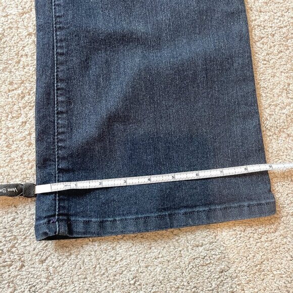 NYDJ Jeans Womens Sz 10 Bootcut Embellished Demin Mid Rise Stretch Lift Tuck - Picture 15 of 16